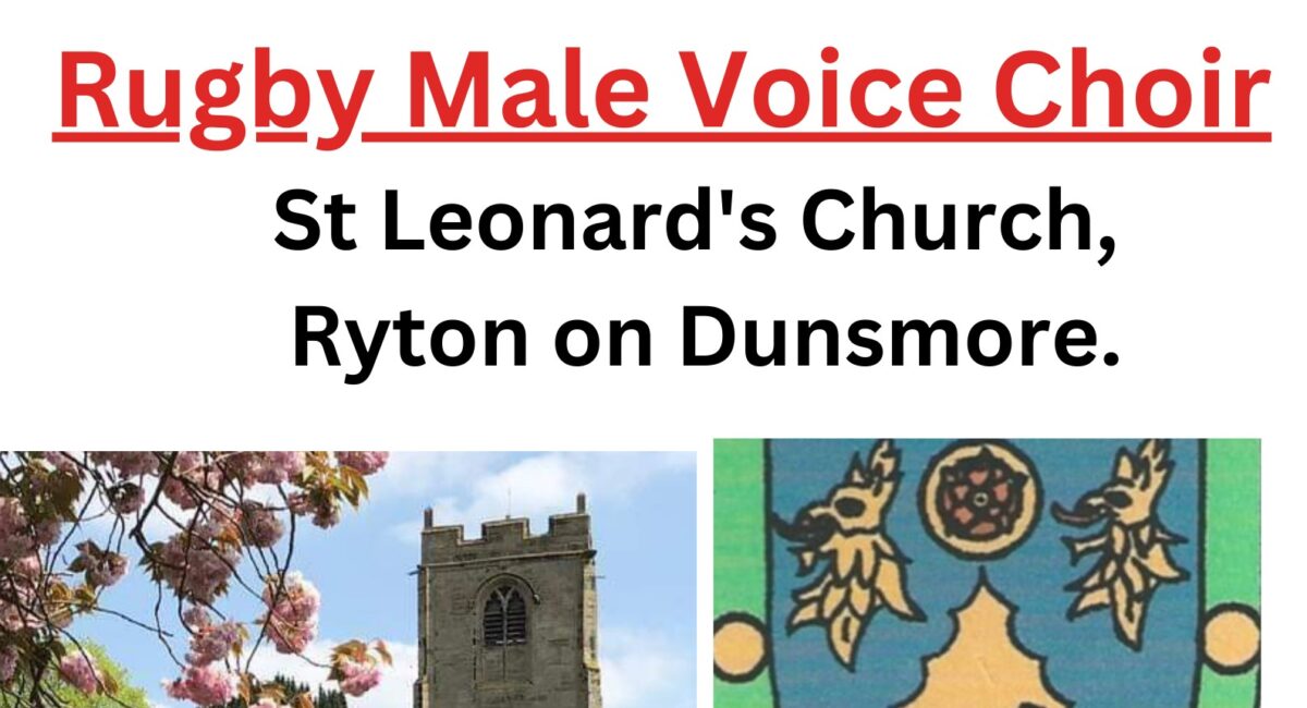 RMVC-In concert St Leonards Church – Ryton on Dunsmore – Saturday 9th November